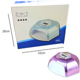 Lámpara de uñas 2 en 1 UV/Led P50 con sensor automático y 4 ajustes de temporizador.