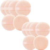Esponja redonda para maquillaje en polvo. 12 pzas.