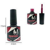 Esmalte gel UV para uñas, color medium violet red, Coat Soak Off.