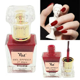 Esmalte efecto gel SIN LAMPARA, color fire brick, YM.