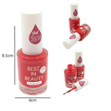 Esmalte efecto gel SIN LAMPARA semipermanente, color red. Best In Beauty.