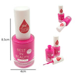 Esmalte efecto gel SIN LAMPARA semipermanente, color hot pink. Best In Beauty.