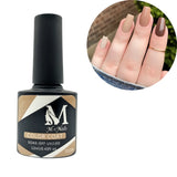 Esmalte gel UV para uñas, color brown, Coat Soak Off.