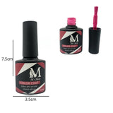 Esmalte gel UV para uñas, color hot pink, Coat Soak Off.