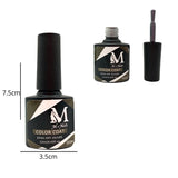 Esmalte gel UV para uñas, color dim grey, Coat Soak Off.