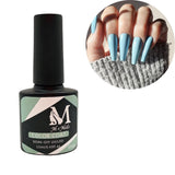 Esmalte gel UV para uñas, color light sky blue, Coat Soak Off.