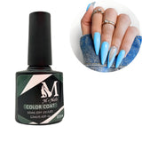 Esmalte gel UV para uñas, color deep sky blue, Coat Soak Off.