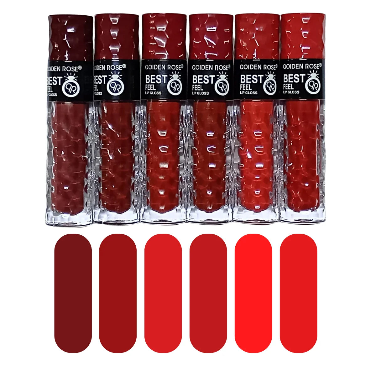 Lapiz labial qoiden rose rojo.