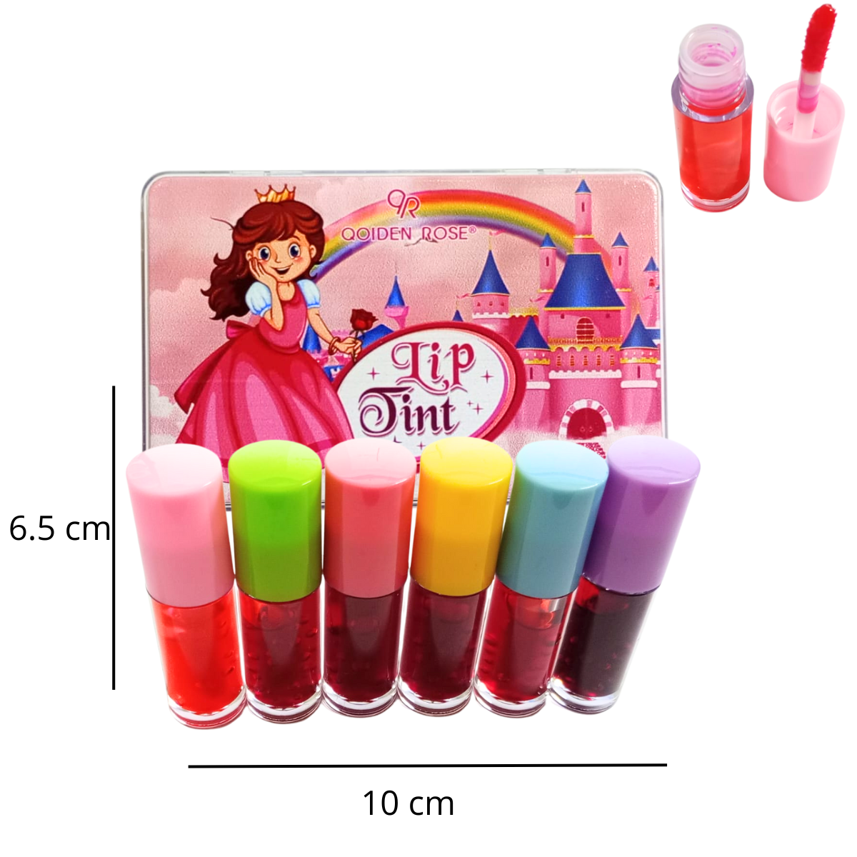 Set de tinta kawaii para labios 6 tonos. Larga duracion.