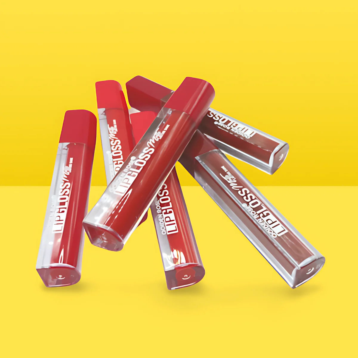 Labial mate de alta pigmentación en tonalidades rojo y café, Golden Rose.