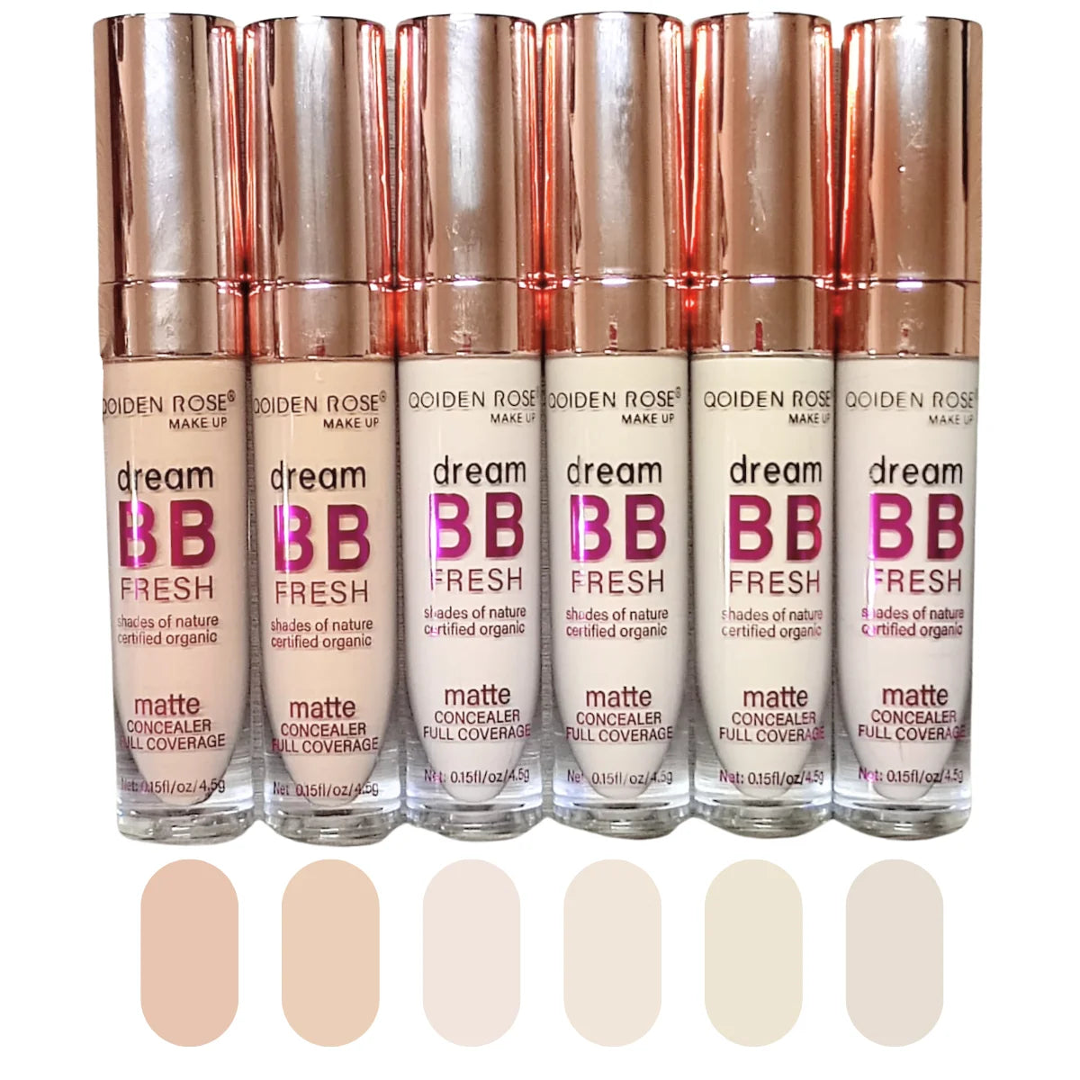 Maquillaje corrector liquido Fresh BB de larga duracion.