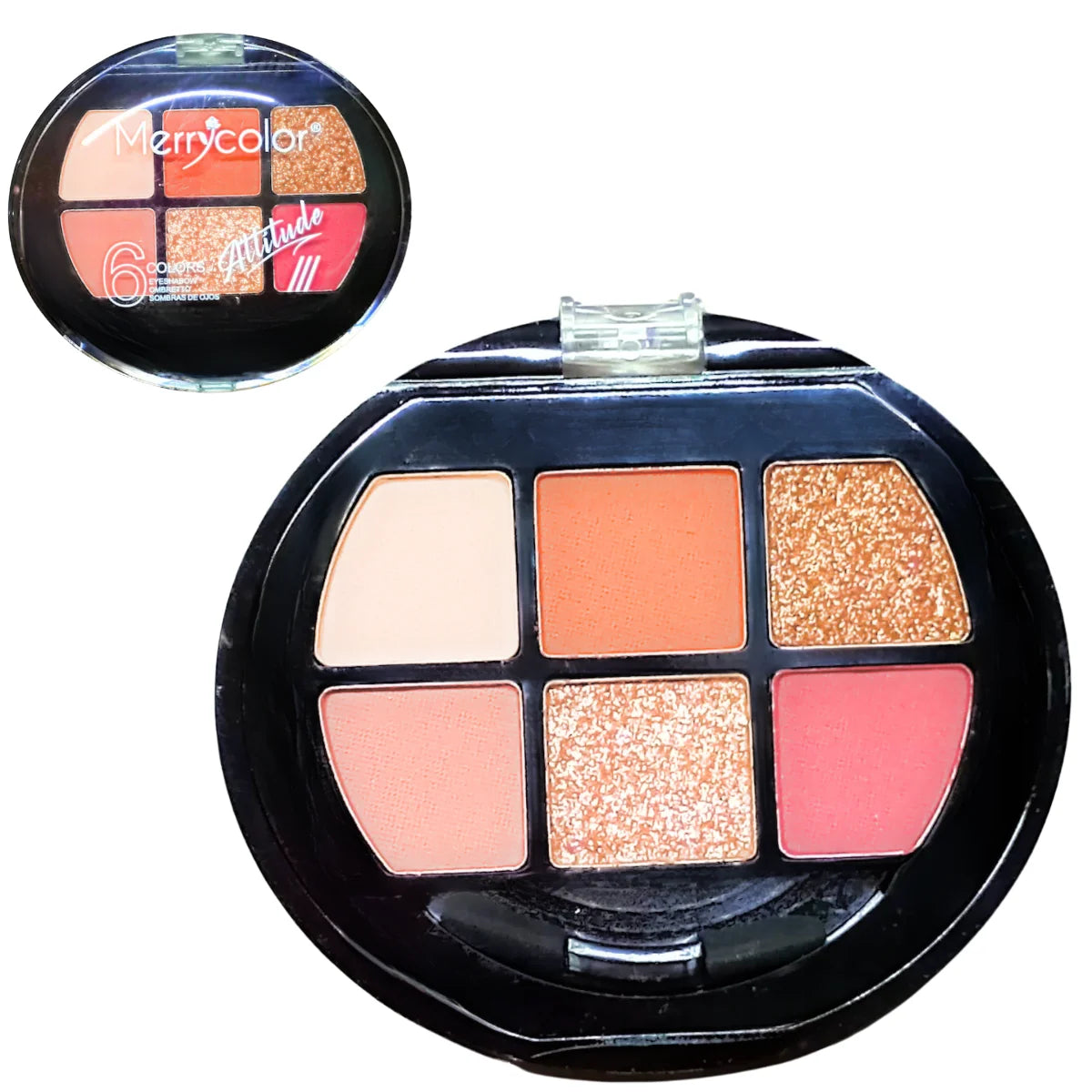 Paleta de Sombras Merry Color.  Attitude circular