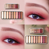 Paleta de sombras para ojos Merry color con 9 tonalidades.