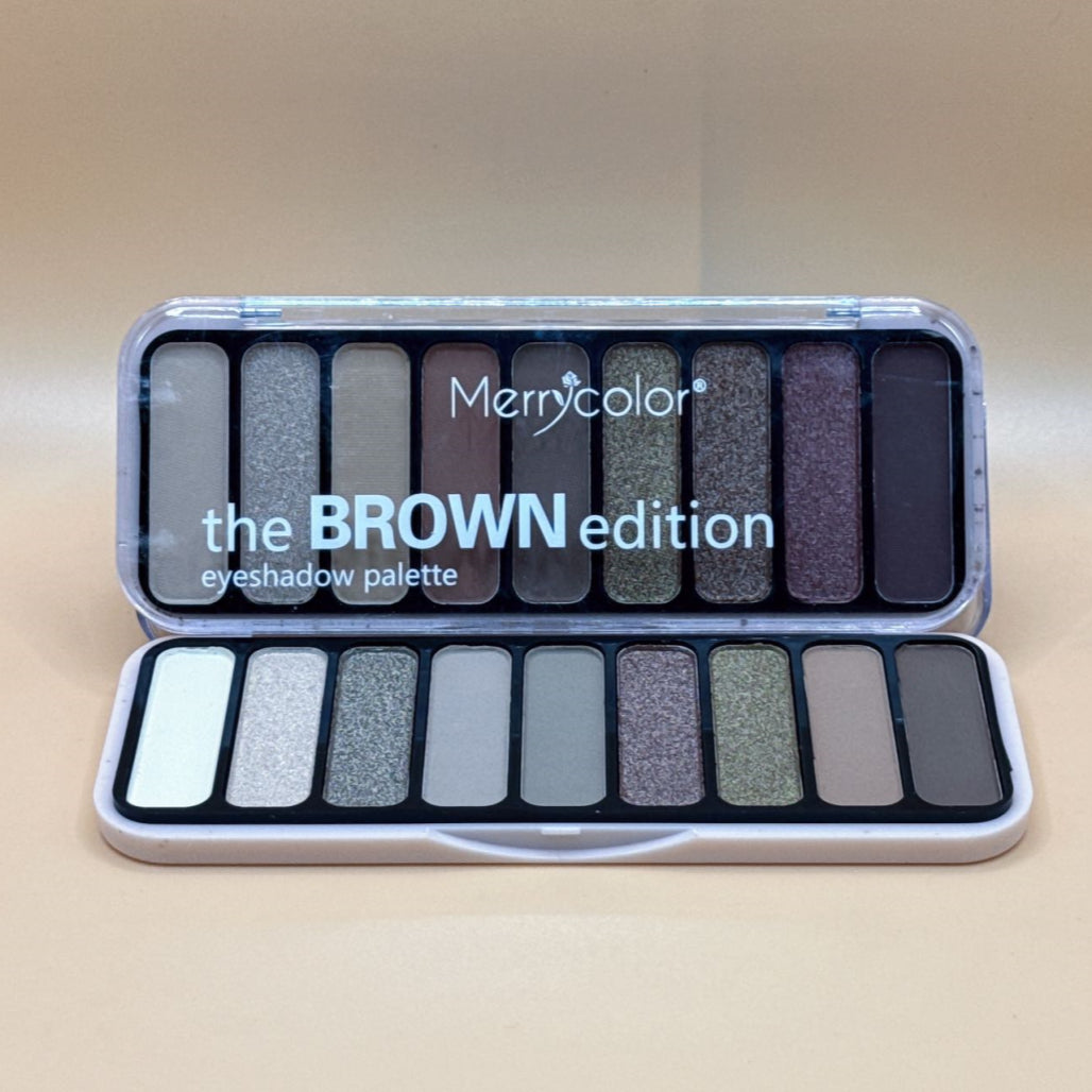 Paleta de sombras para ojos Merry color con 9 tonalidades.