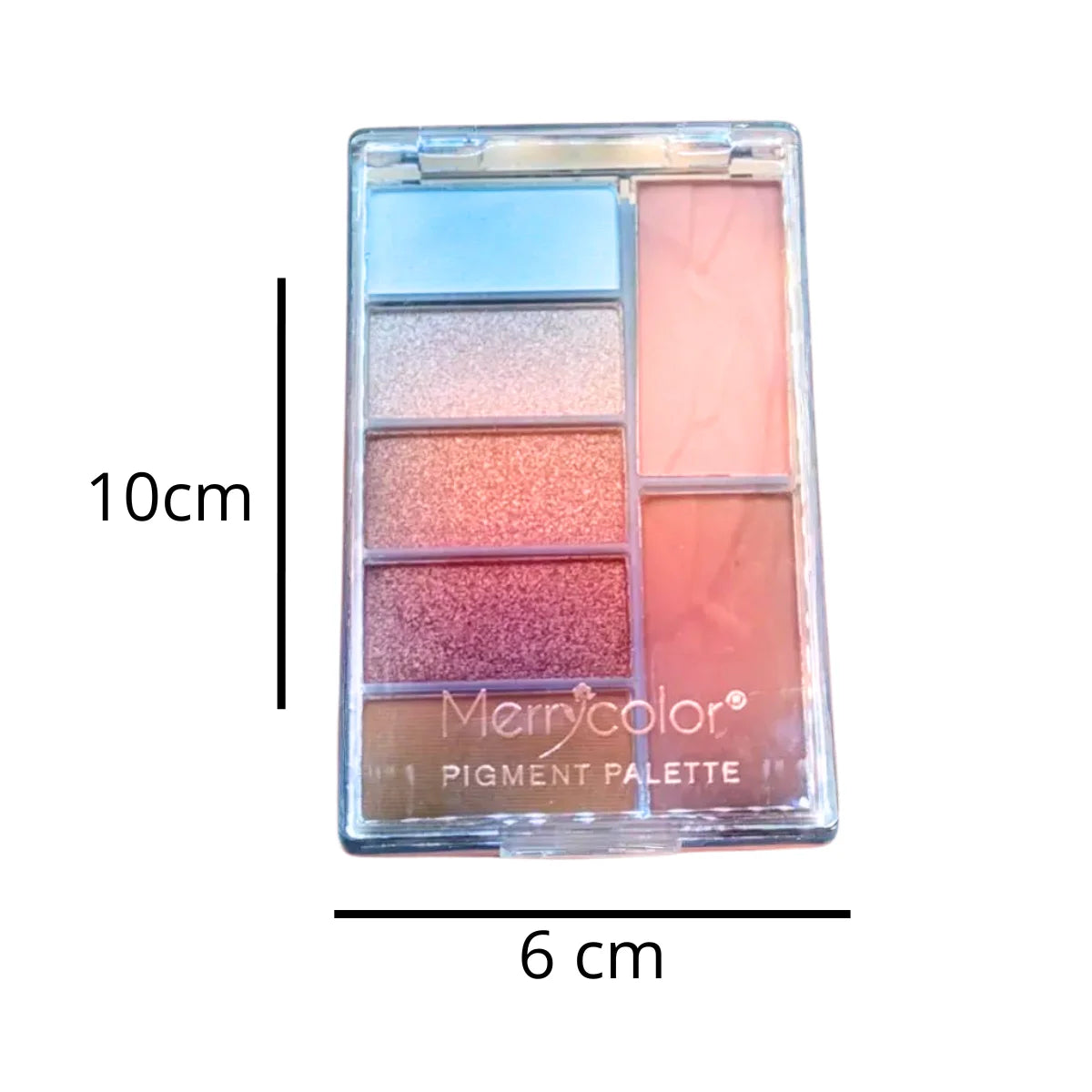 Paleta de sombras Merry color con 7 tonalidades para cualquier ocasion.