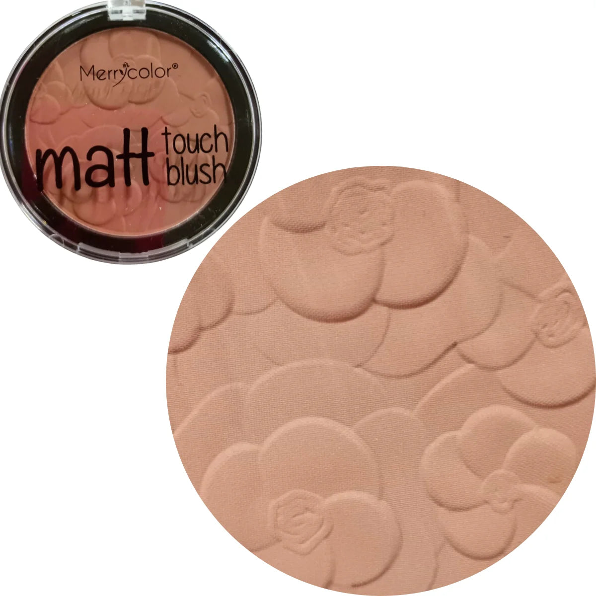 Descubre el Blush de maquillaje en polvo Merry Color matt touch blush.