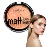 Descubre el Blush de maquillaje en polvo Merry Color matt touch blush.