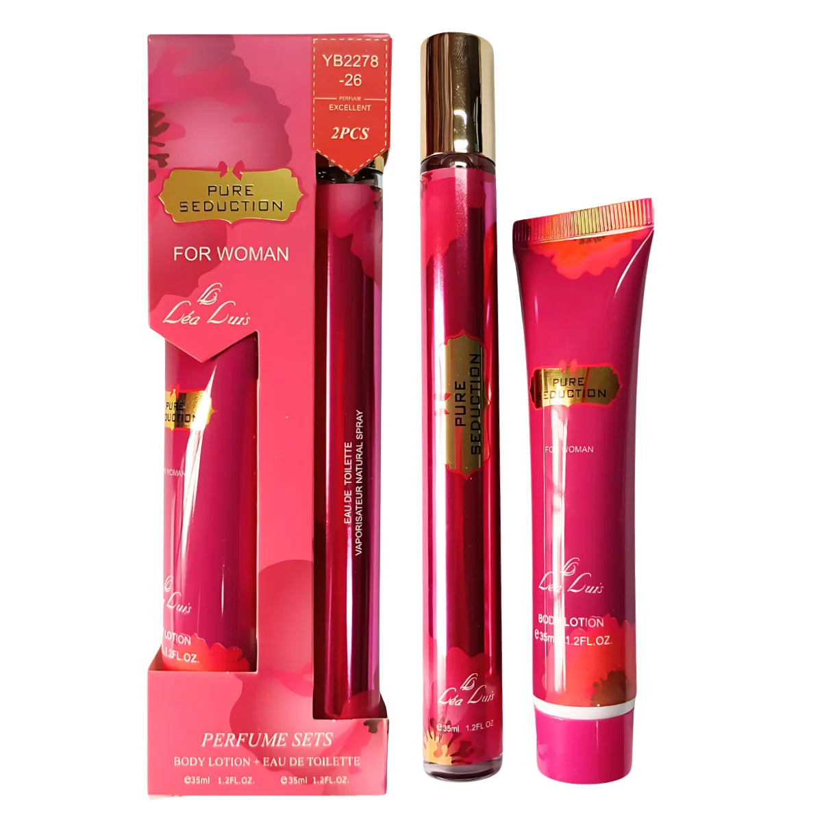 Lea Luis Pure Seduction Duo splash y crema con fragancia.