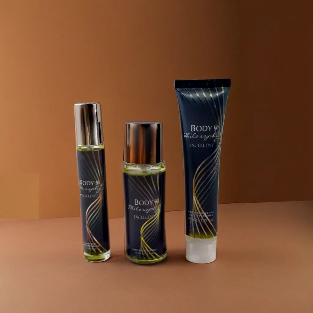 Set de 3 Piezas para Hombres. Splash, Crema Body, Spray. BODY Philosophy