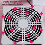 Aspirador de polvo para uñas, potente aspirador de polvo para uñas, máquina de manicura y pedicura, velocidad regulable, 80W.