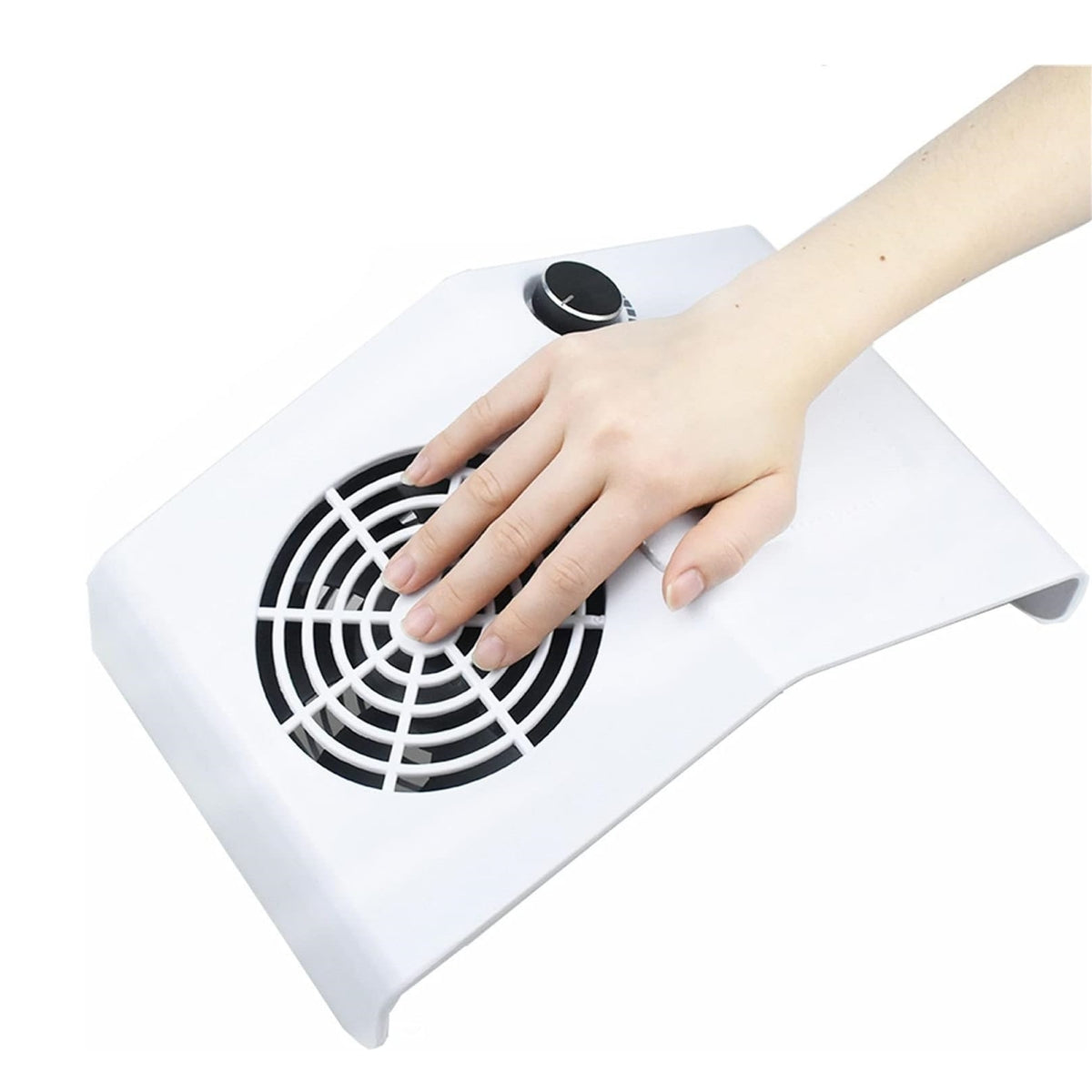 Aspirador de polvo para uñas, potente aspirador de polvo para uñas, máquina de manicura y pedicura, velocidad regulable, 80W.