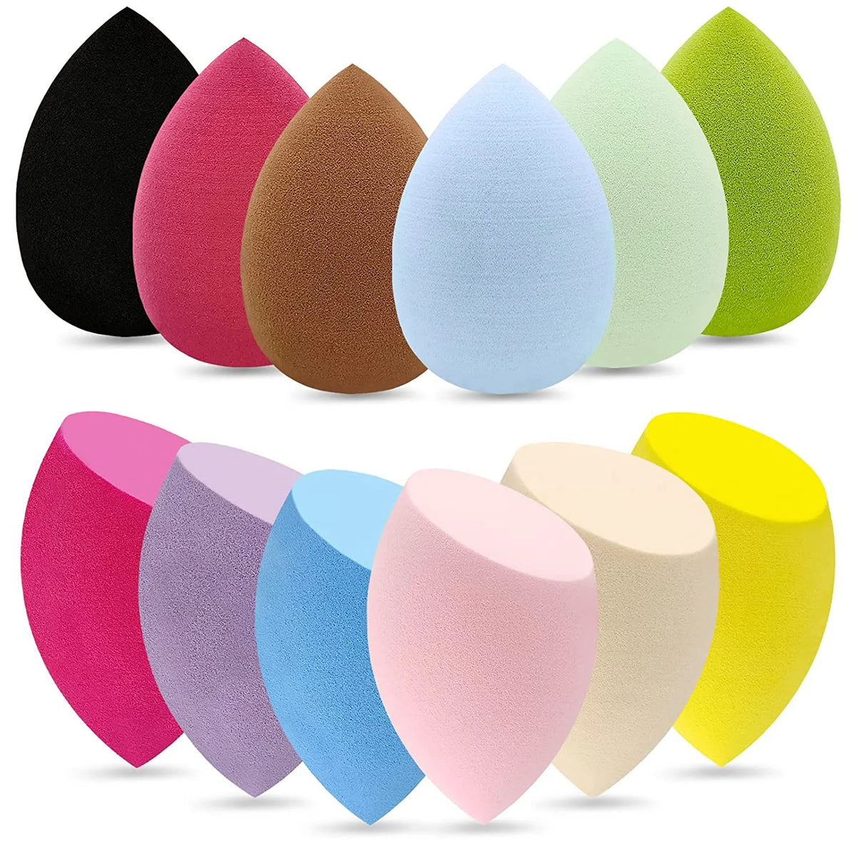 Esponjas para maquillaje forma Beauty Blender.