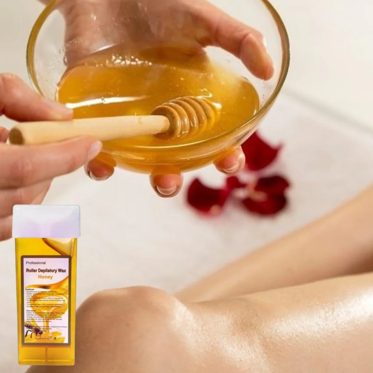 Cera roller wax honey Kt, cera depiladora.