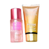 Dúo crema y Body Splash. Fragancia brillante Diamond Mist.