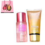 Dúo crema y Body Splash. Fragancia brillante Diamond Mist.