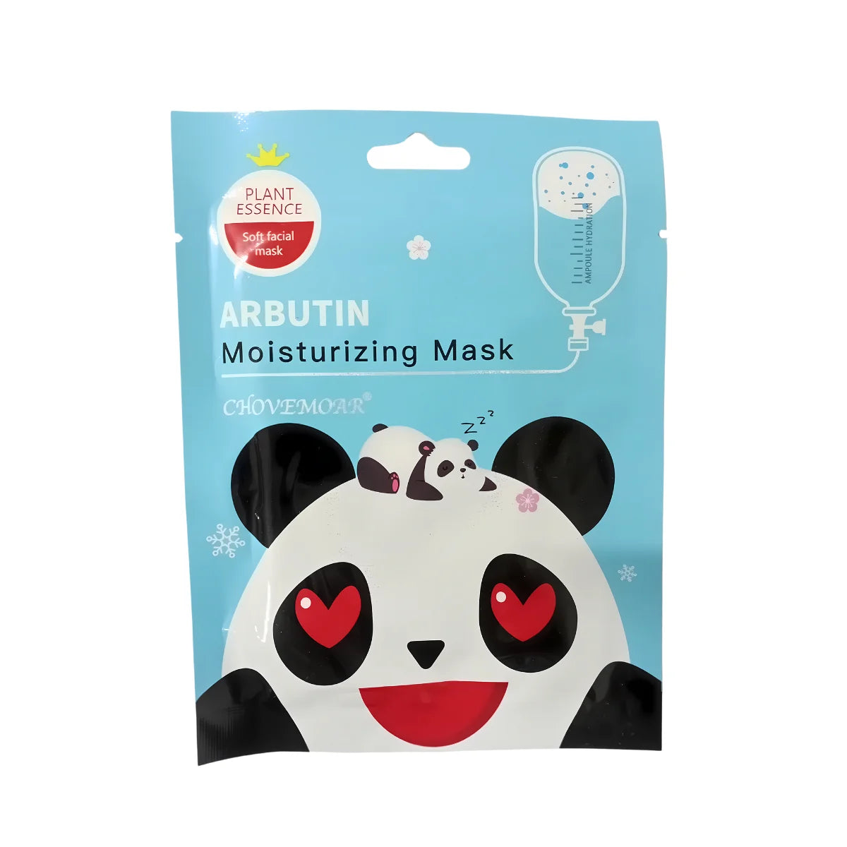 Mascarilla facial de panda con Arbutin. CHOVEMOAR.