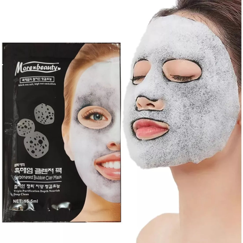 Mascarilla facial Coreana Bubble Mask. Burbujeante Carbón