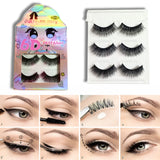 Pestañas postizas Eye lash 6D 3 pares.