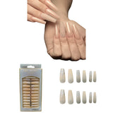 Set 24 Piezas Uñas Postizas Largas Nail fairy premium series